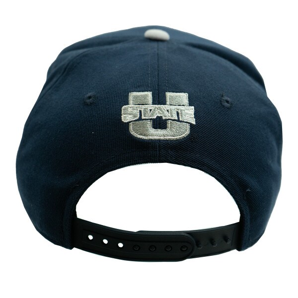 Nike Utah State University Aggies Flat Brim Cap navy blue
